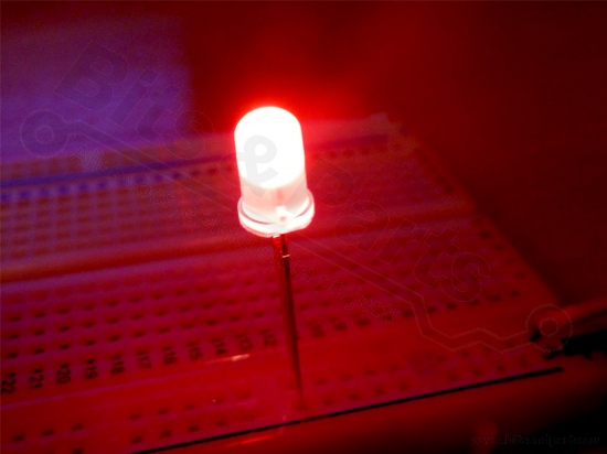 LED 5mm Rood 12V